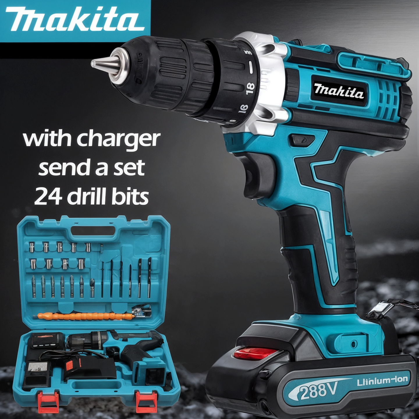 Maketa – Perceuse Sans Fil 48V (3 en 1)